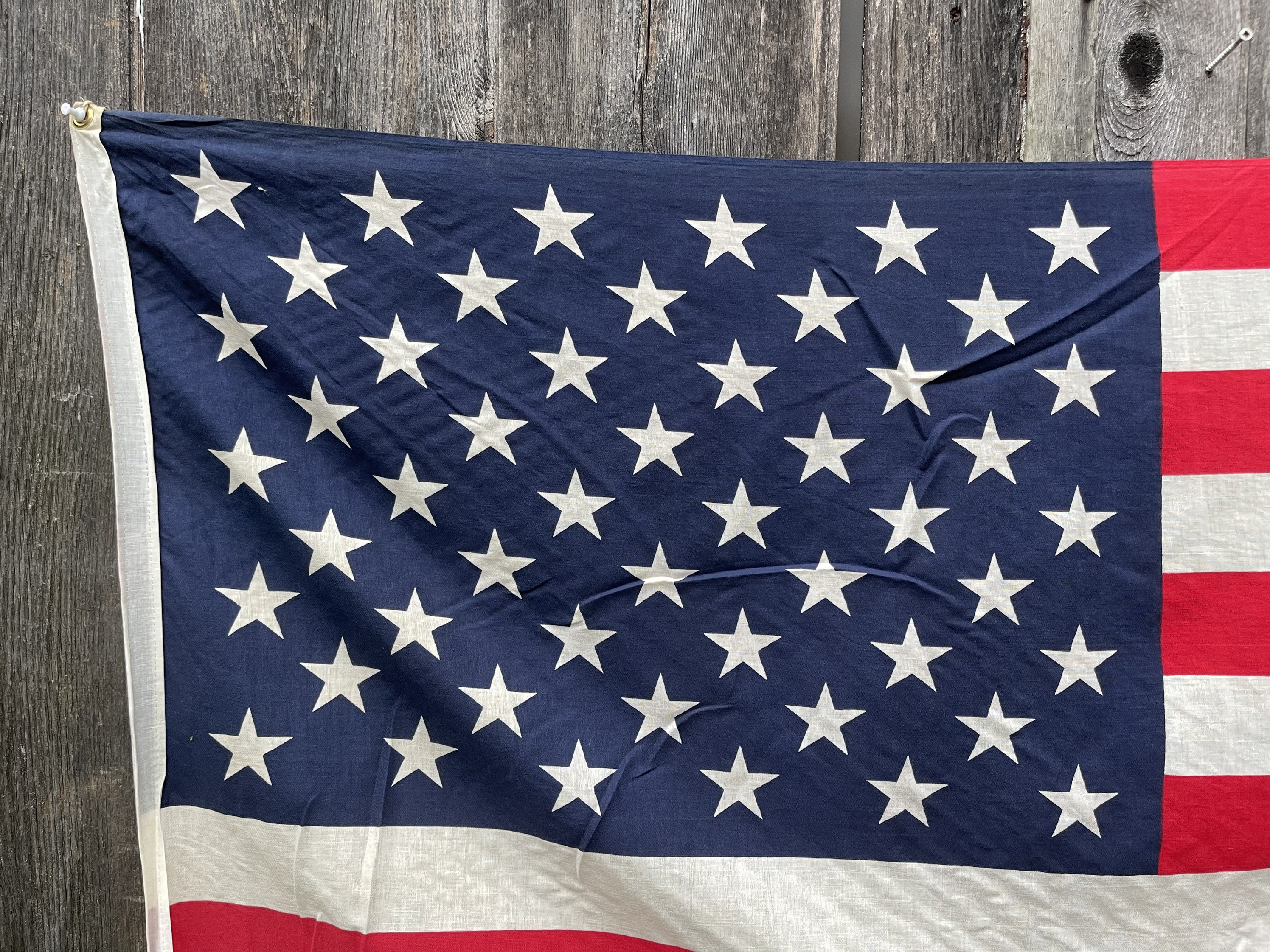 激レア Vintage Flag ヴィンテージ フラッグ アメリカ コットン入り 激