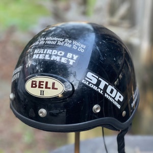 1980s vintage Harley Davidson Custom Motorcycle Helmet large black
