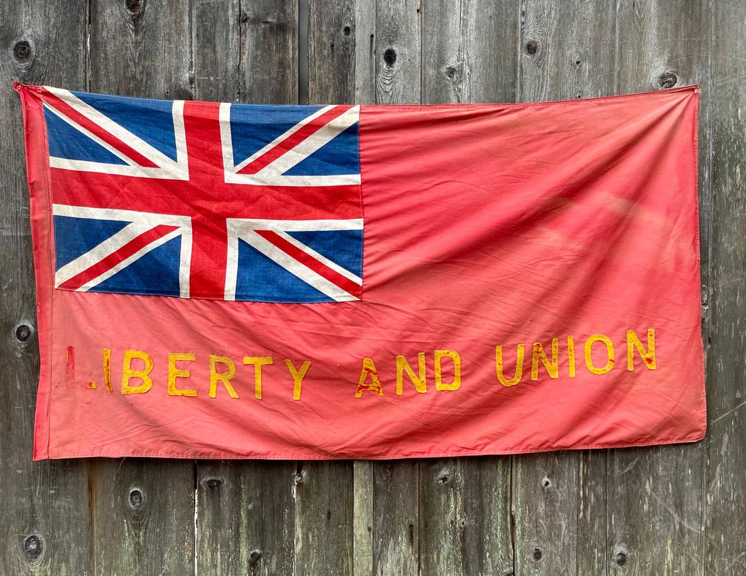 Old Robe Flag RARE Vintage Revolutionary Flag Handmade Cotton and Felt 1940. Liberty ...