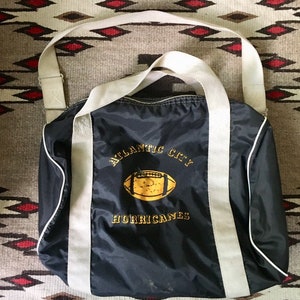 Vintage &quot;Atlantic City Hurricanes&quot; small gym bag/duffel bag