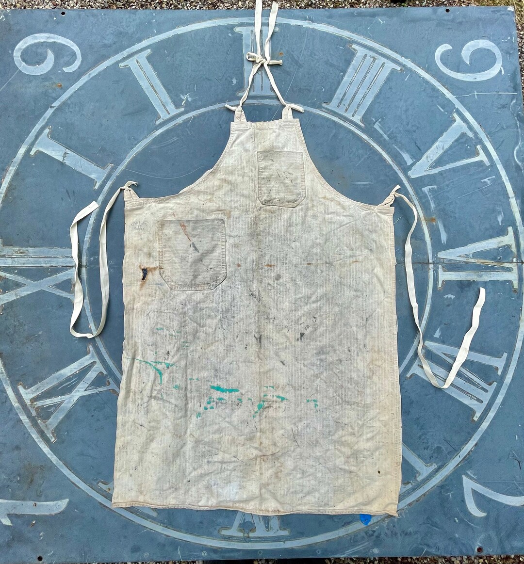 Vintage 1940 Artist Apron Artist Smock Cotton Apron the Best Etsy