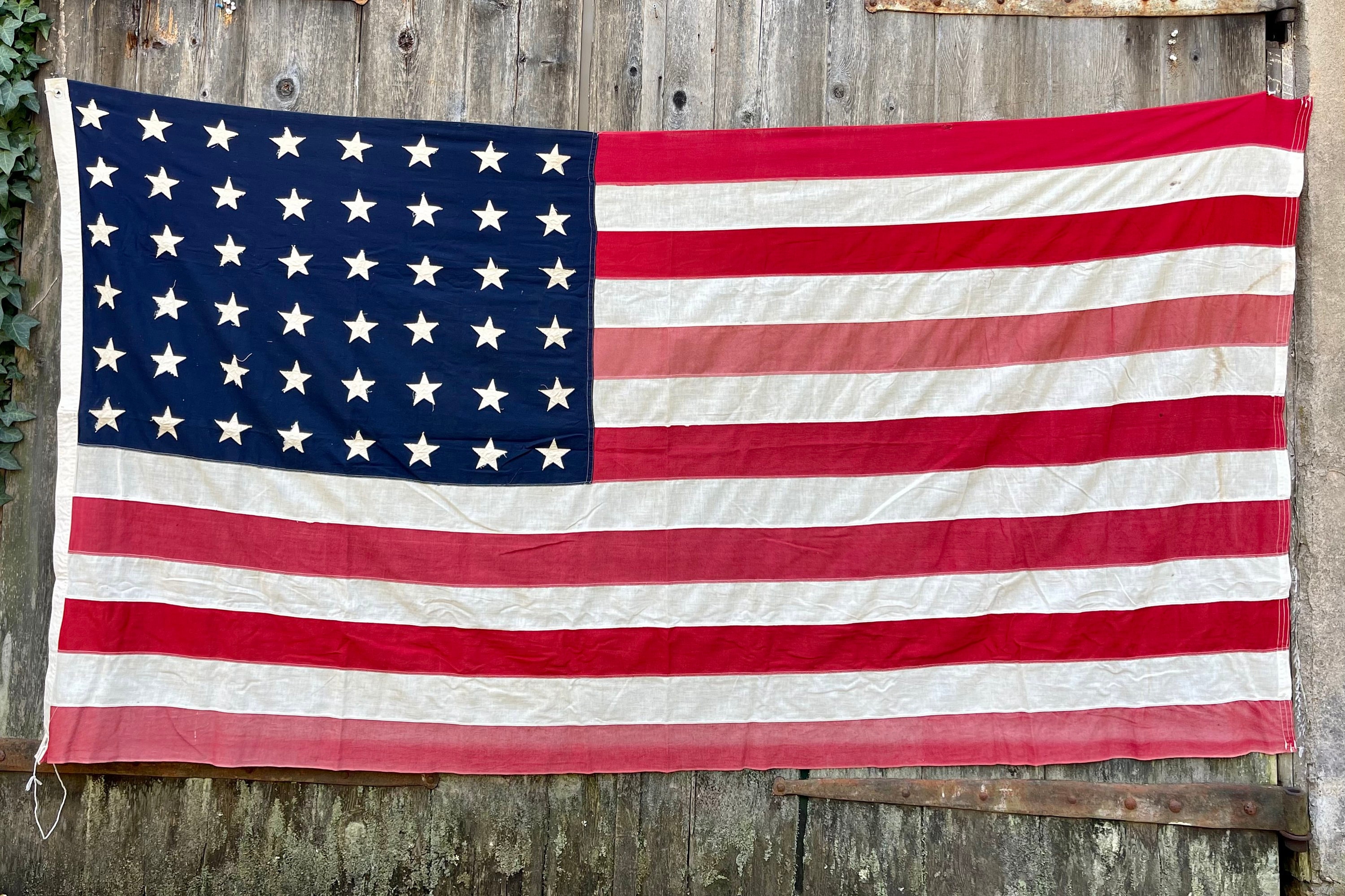 Huge Vintage American Flags - Etsy