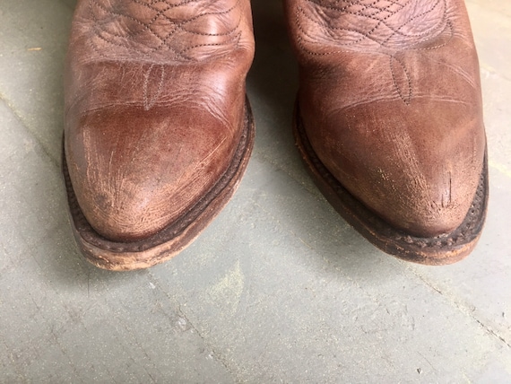 Vintage Frye leather cowboy boots / women’s size … - image 5