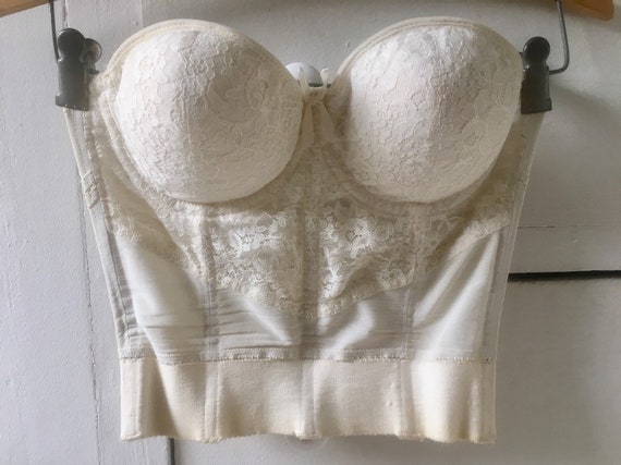 Vintage lace bustier