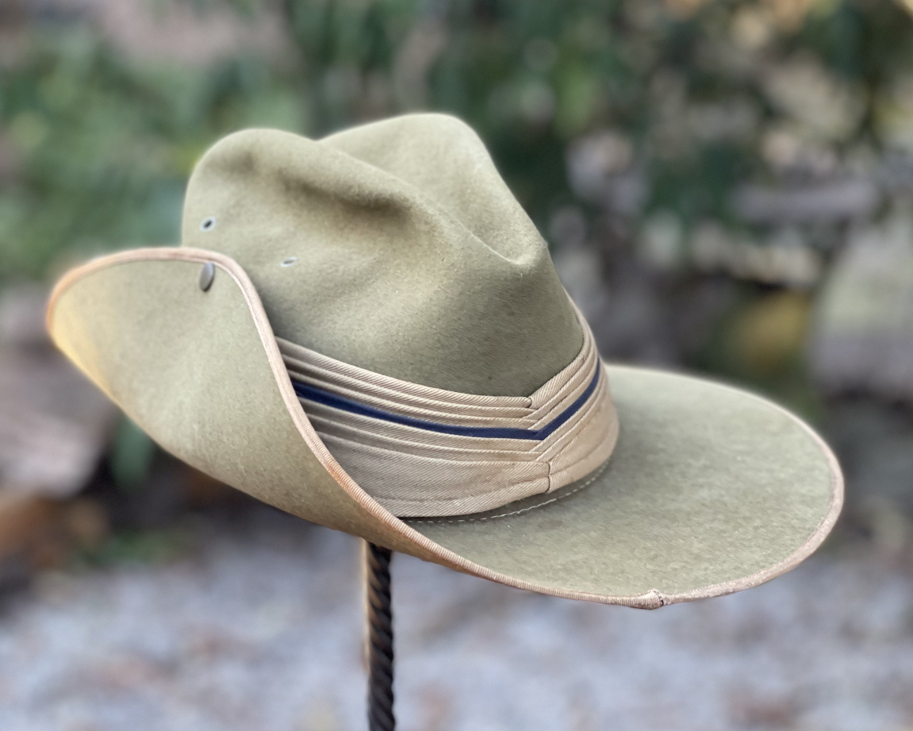 Authentic Australian Slouch Hat 1950 Royal Air Force RAAF