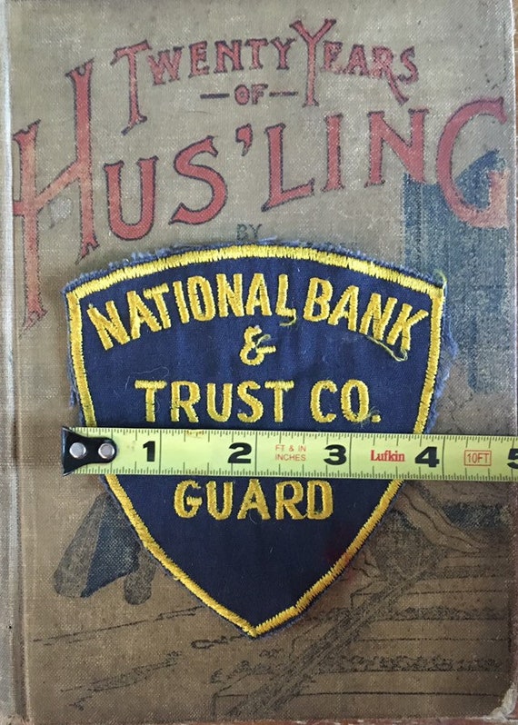 Vintage Bank Security Guard Patch - image 3