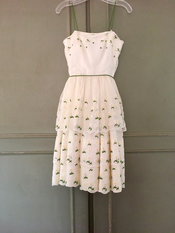 Vintage Denim Daisy Dress (S/M) main image 0