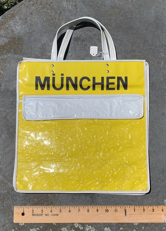 Vintage 1970’s Olympic travel bag Munich unused g… - image 3