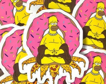 Homer Stickers Etsy