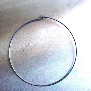Neck Ring 15&quot; | oxidized Sterling Silver Plated | 20 pieces