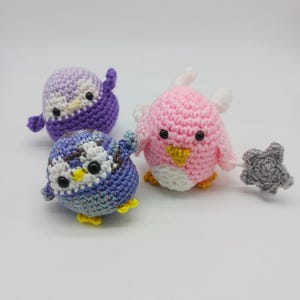 Penguin mini plush, cute and colorful mini penguin plush