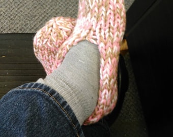 Handmade slippers, handknit slippers, crocheted slippers, warm slippers, hand knit slippers, adult slippers, house slippers, cozy slippers