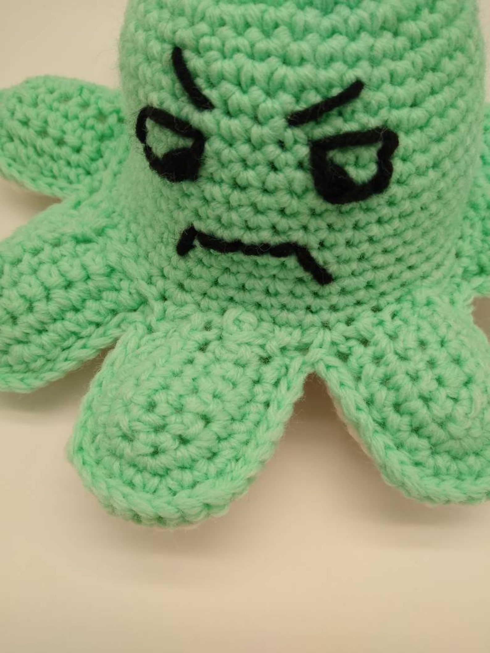 angry octopus soft toy