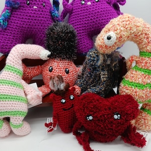 Unique plush monster toys, colorful, crazy hair monsters, soft monster plush