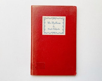 Mr. Huffman: A Christmas Story by Hugh Walpole, Vintage Christmas Book, 1930s Christmas Book, Christmas Story Book