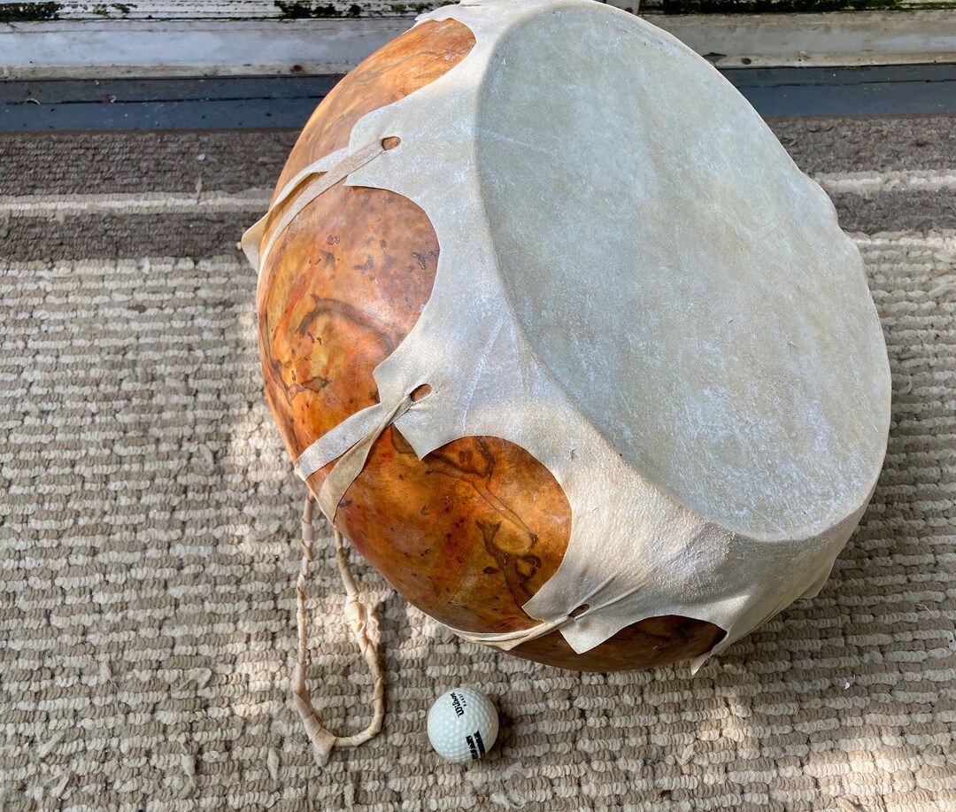 Large Kettle Drum Gourd 14 It is 11 Tall 11 Etsy