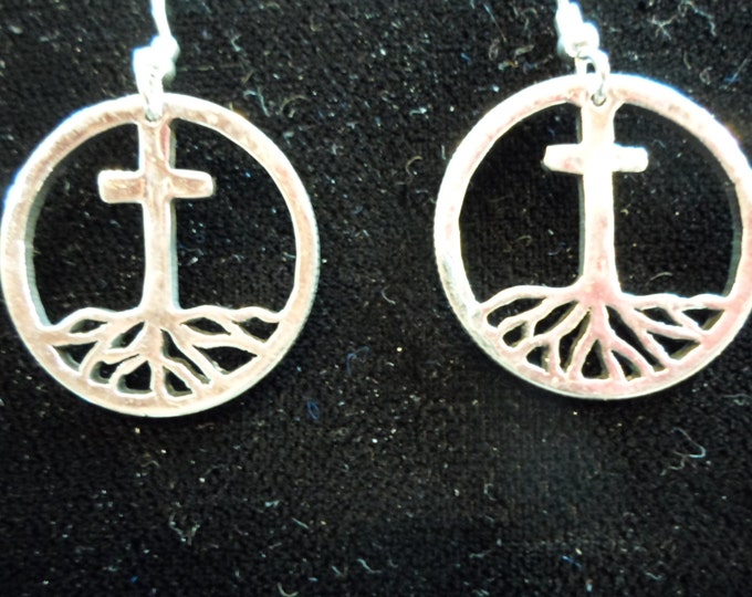 Rooted in the Cross earrings