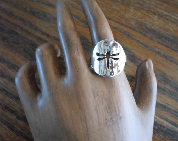 Dragonfly Ring dime size