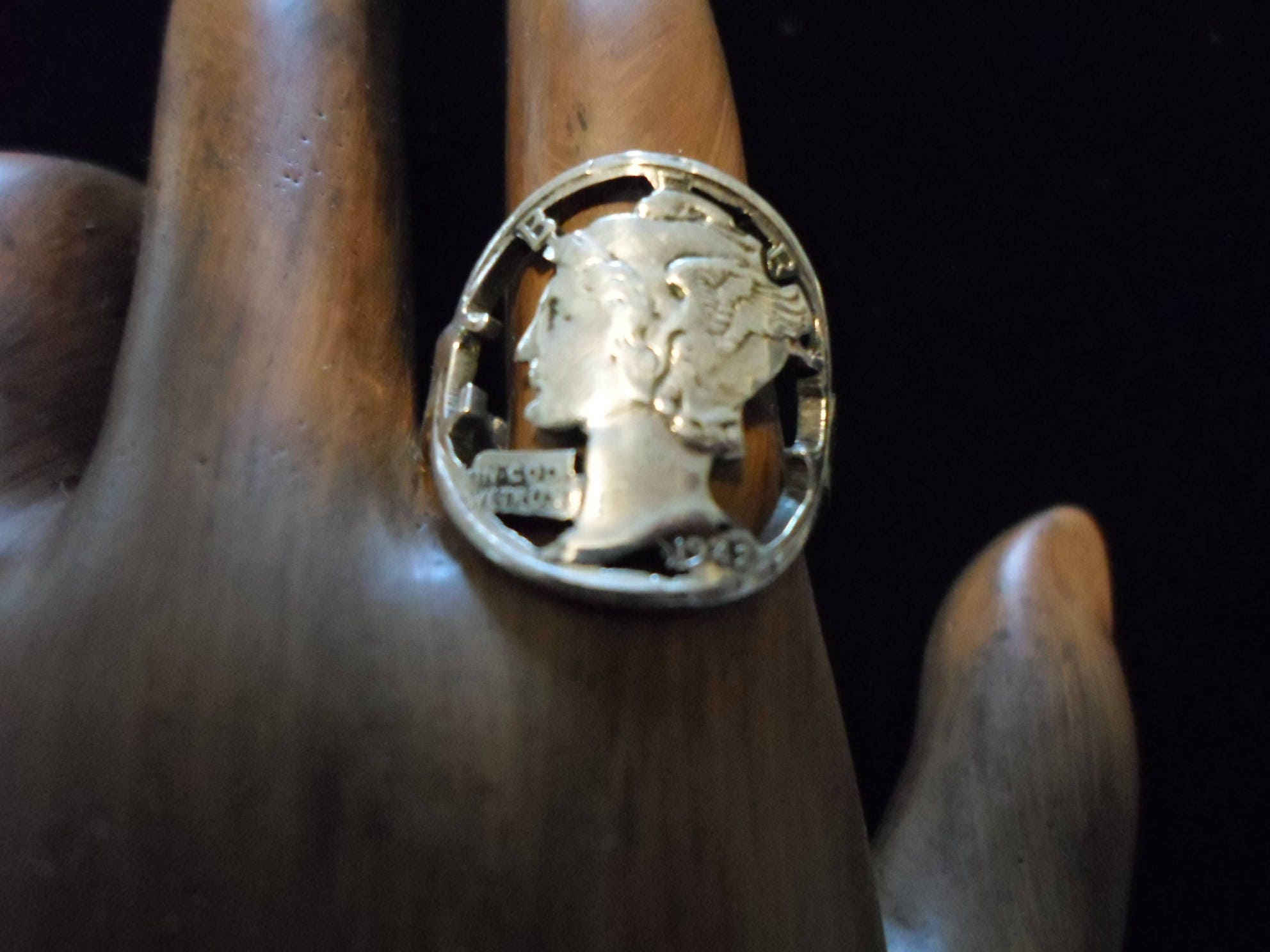 mercury dime ring