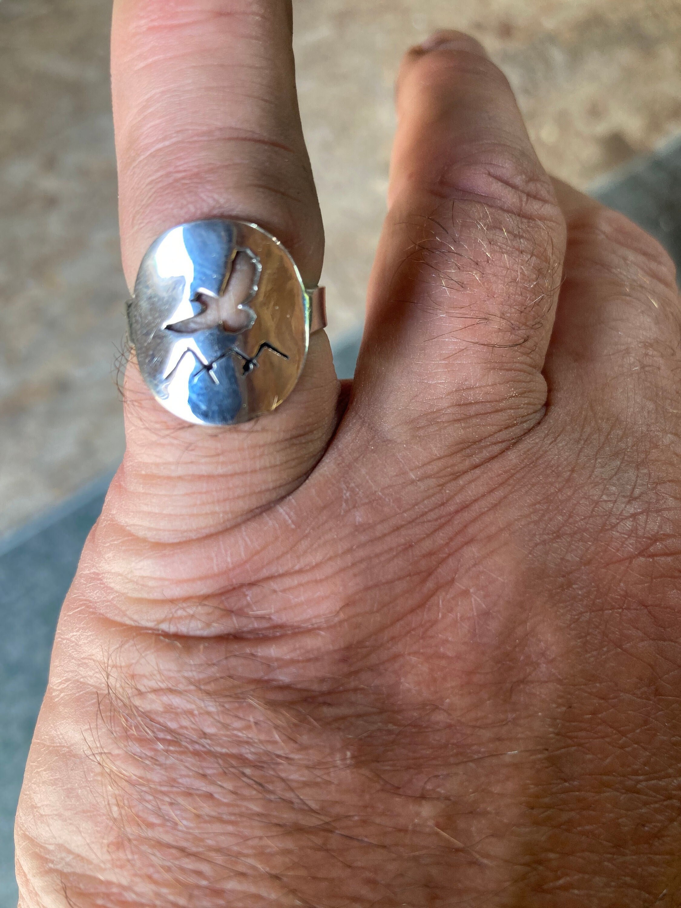 Rings made out hot sale of silver coins