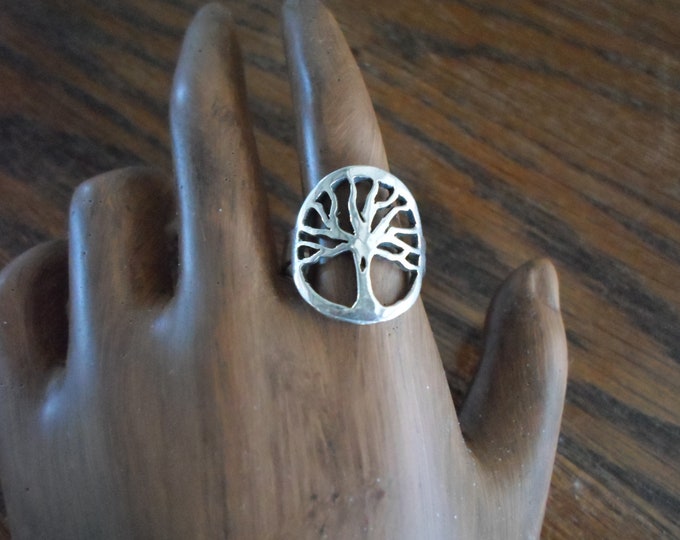 Tree of Life ring dime size