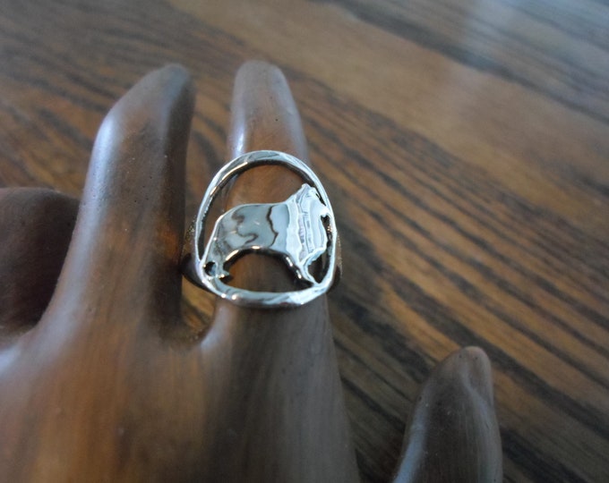 Collie ring Hand pierced original by mountainman