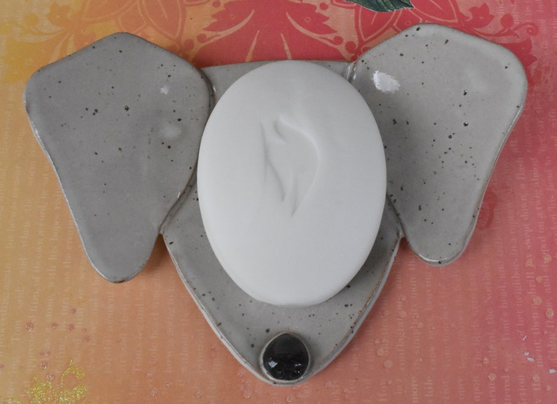 White Lab spoon rest Dog ring holder Weimaraner ceramic jewelry holder Dog spoon rest Dog plate Handmade dog plate. Labrador dog dish