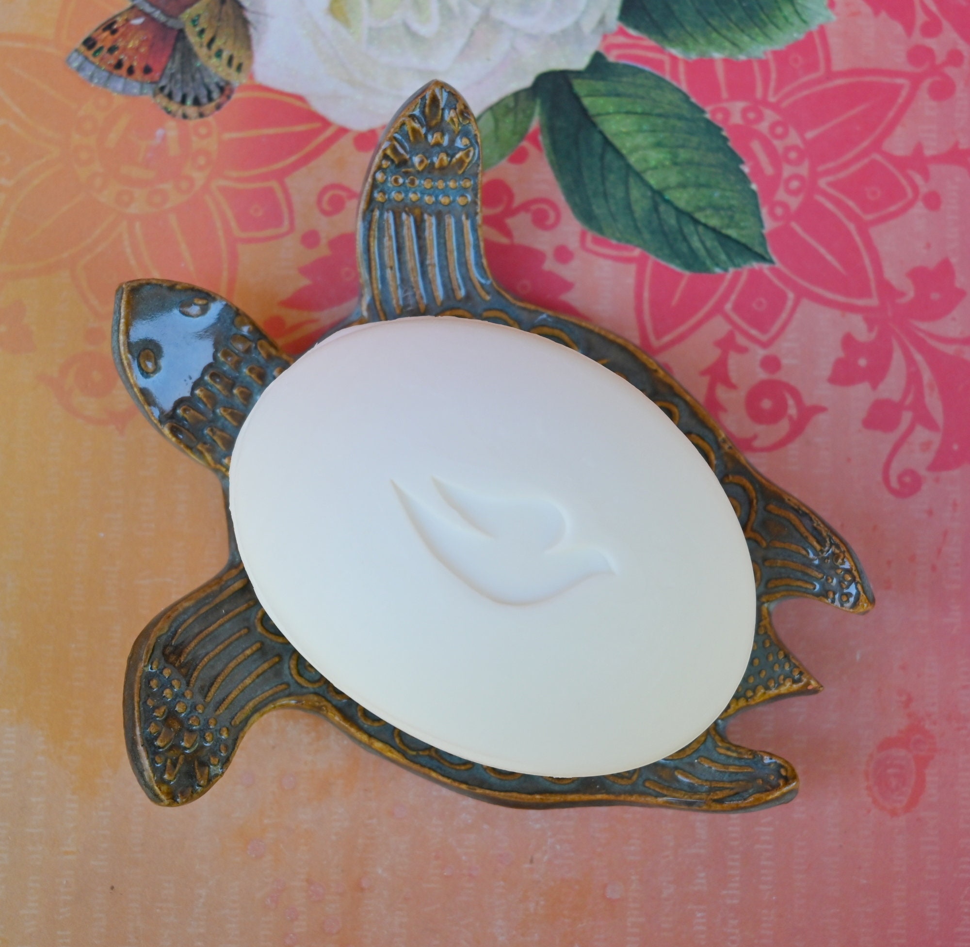 Turtle spoon rest. Turtle teabag holder. Turtle soap dish. Etsy