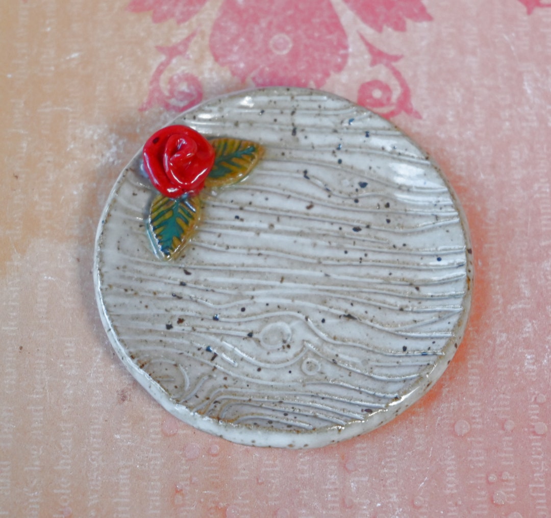 Rose Teeny Ring Holder. Tea Bag Rest. Teaspoon Rest. Coffee Spoon Rest ...