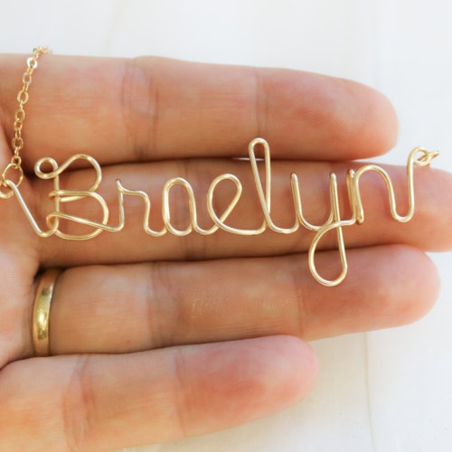 Name Necklace Personalized Necklace 