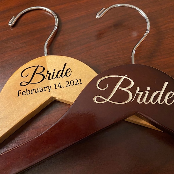 Engraved hanger, Wedding hanger, bridal gift, wedding photos, bridal, Wedding gift, Bridesmaid gift, name hanger, bridal hanger, bride gift