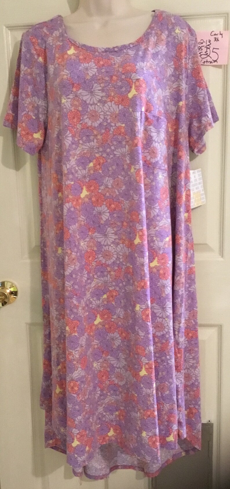 Carly Pocket T-shirt Dress Size 3X