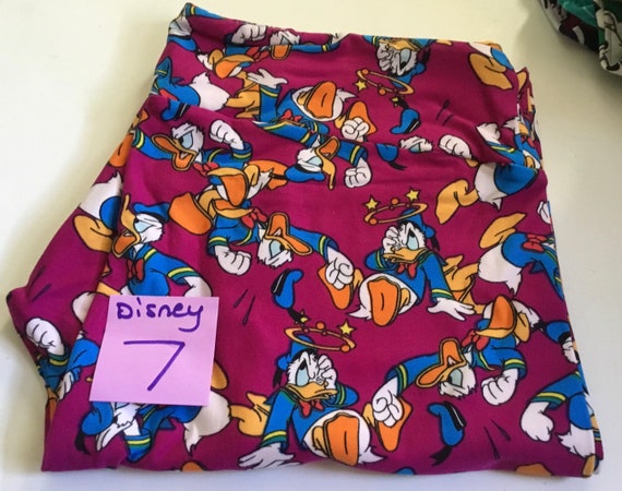 Lularoe Tall and Curvy Leggings Disney Print Fits Pant Size 10 To. 22 Etsy Australia