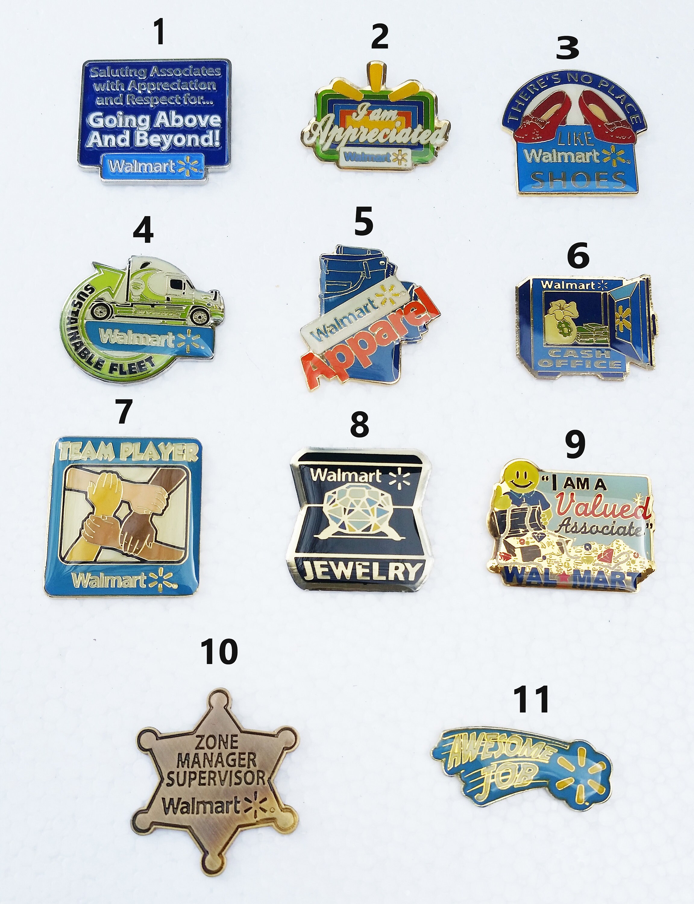 Walmart Pinbacks Etsy