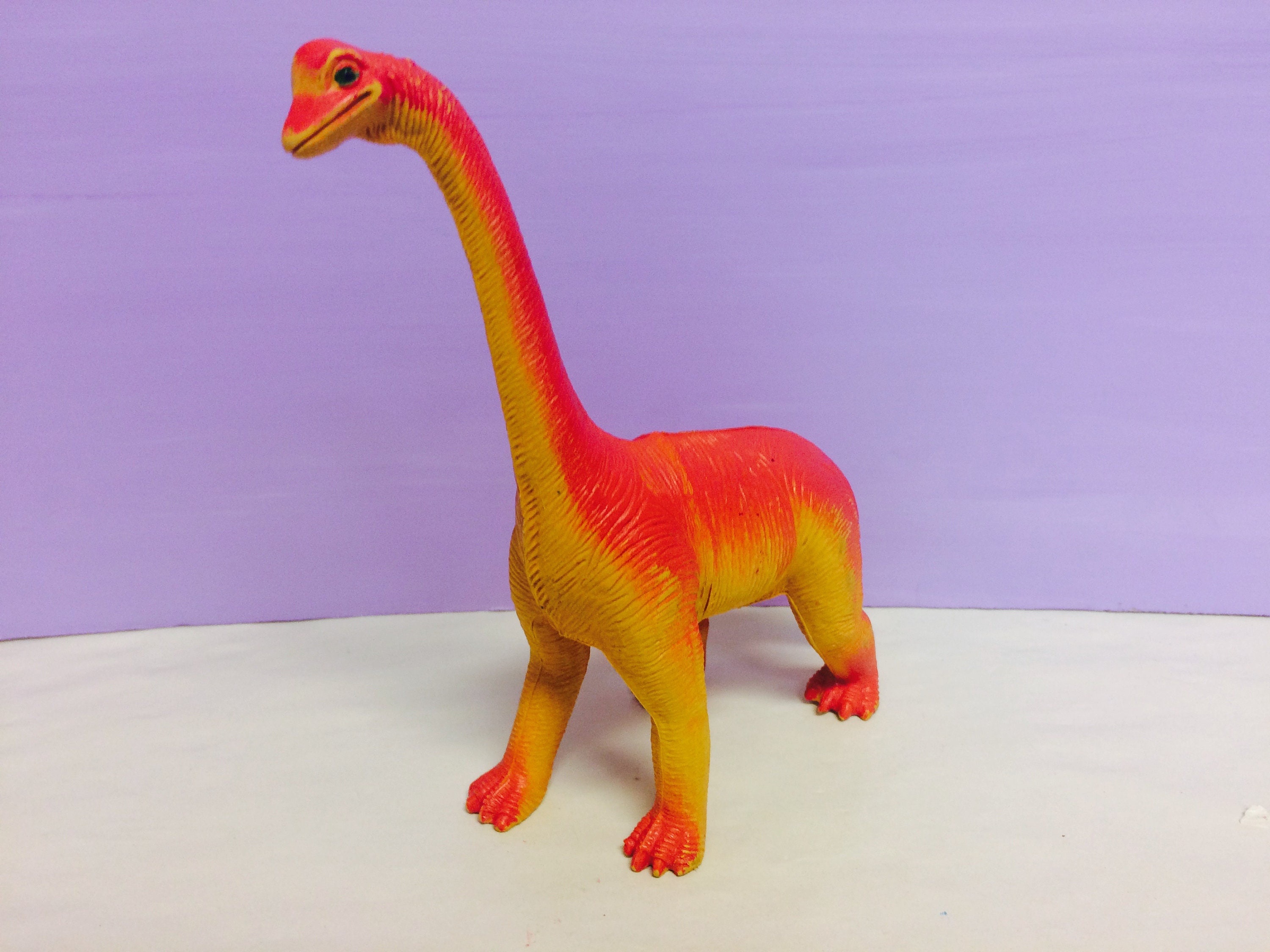 Vintage Dinosaur Toy Imperial Brontosaurus Long Neck Dino | Etsy