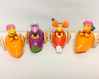 Fraggle Rock Cars, McDonalds Toys, Fraggle Rock Toy Set, Cute McDonalds Toys, 1980s Toys, Jim Henson Muppets, Muppet Cars, Stocing Stuffers