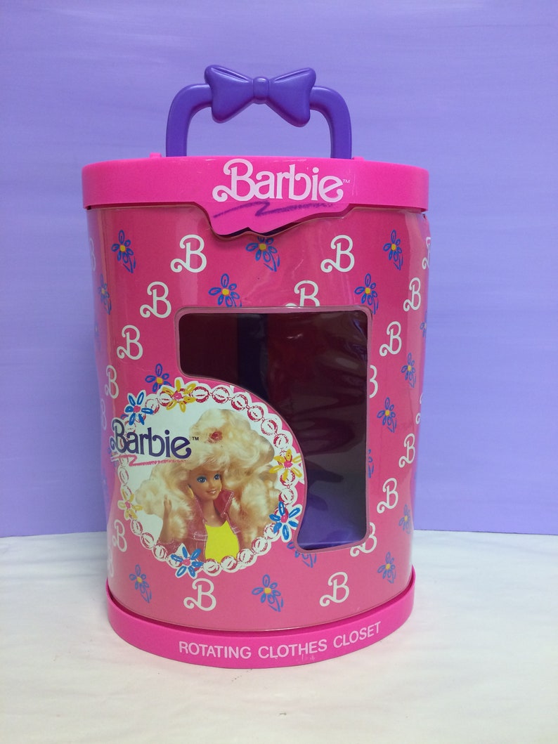 Barbie Rotating Clothes Closet Doll Organizer Image 0