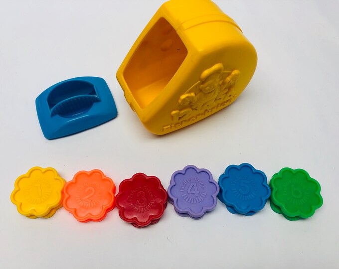 Fisher Price Cookie Jar, Counting Cookies, Numbered Cookies, Complete