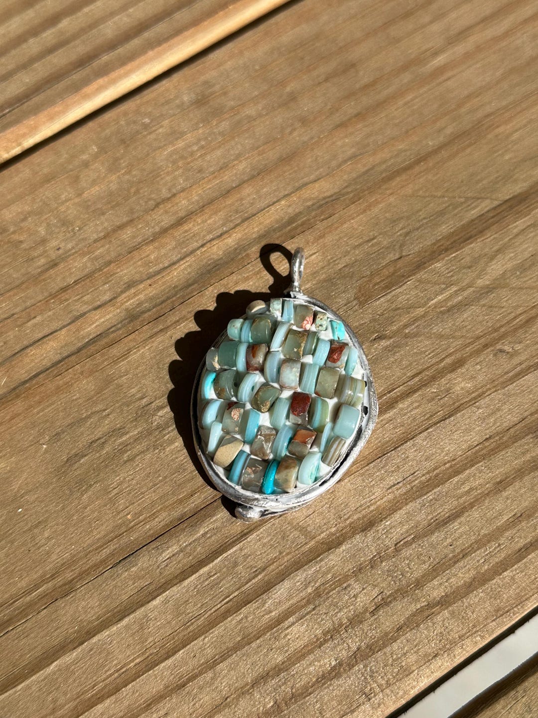 Handmade Turquoise Color Pendant - “california Dreaming” - Etsy