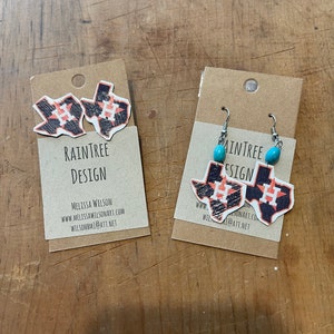 Houston Astros Texas Earrings