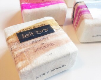 felted soap