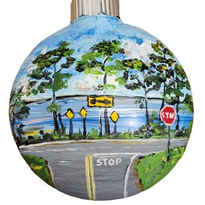 St. George Island &quot;The Right Turn&quot; Ornament Shatterproof/Coastal, Beach