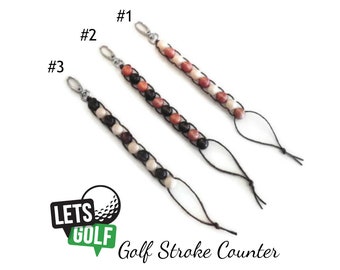 Birthday Golf Gifts, Golf Accessories for Men and Women, Golf Stroke Bead Score Counter