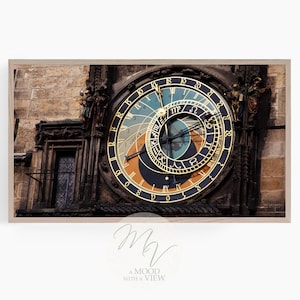 Astronomical Clock, Samsung Frame TV Art, Famous Landmark Smart TV 4k Art, Striking TV Art, High Resolution Instant Download