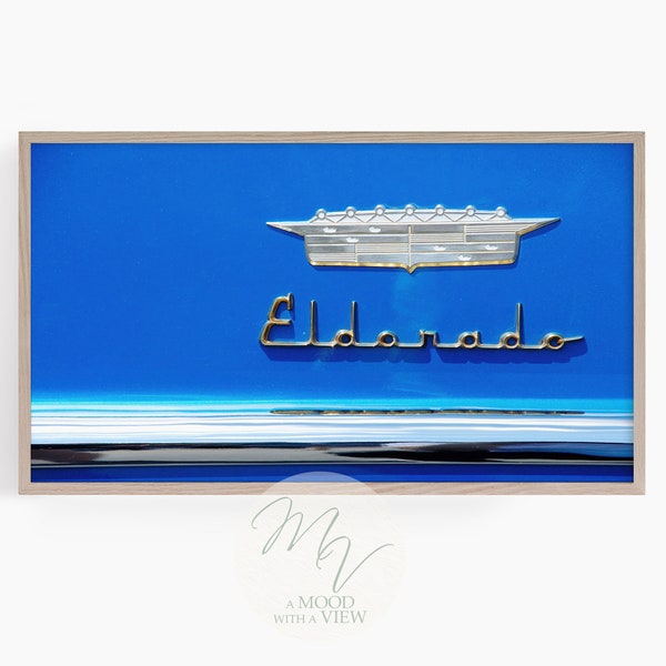 Samsung Frame TV Art: Vintage Cadillac, Bold Man Cave She Shed Art, Smart TV 4k Art, Digital Wallpaper, High Resolution Instant Download