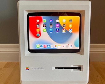 Apple Macintosh Plus With iPad Mini Display – Retro