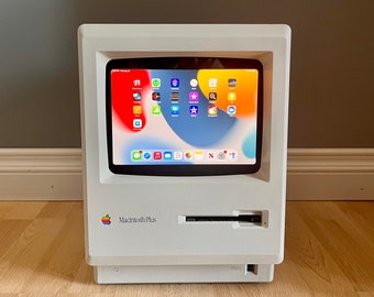 Apple Macintosh Retrofitted with an iPad Mini - A Touchscreen Mac