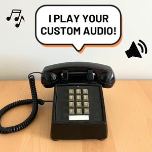 Custom Audio Messages on a Retro Touchtone Phone | Upload Your Own Personalized Audio