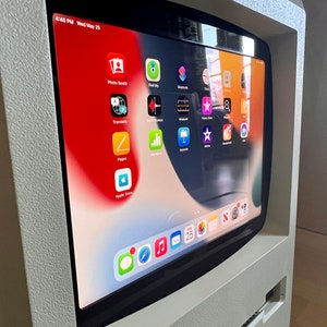 Apple Macintosh Retrofitted with an iPad Mini A Touchscreen Mac image 10