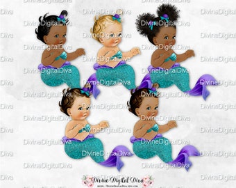 Download Baby Mermaid Etsy